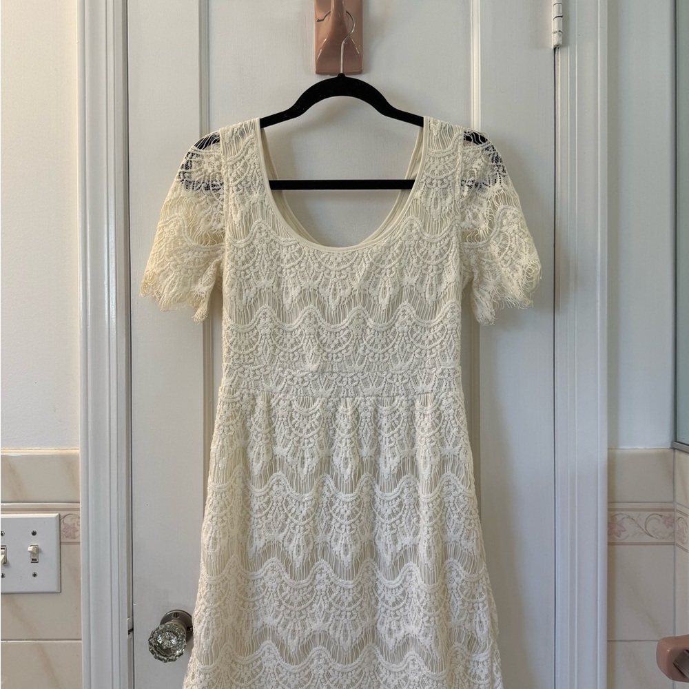 GAP White Lace Dress